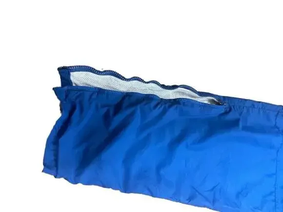 Vintage Boathouse Sports Mesh Lined Windbreaker Pants Side Zip Royal Blue Medium - Picture 11 of 16